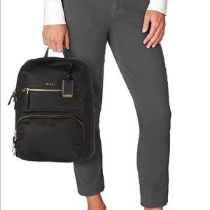 Tumi Halle Backpack -black with gold hardware